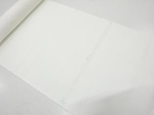 アンティーク　流水に雲・牡丹・菊模様織り出し　長襦袢地反物